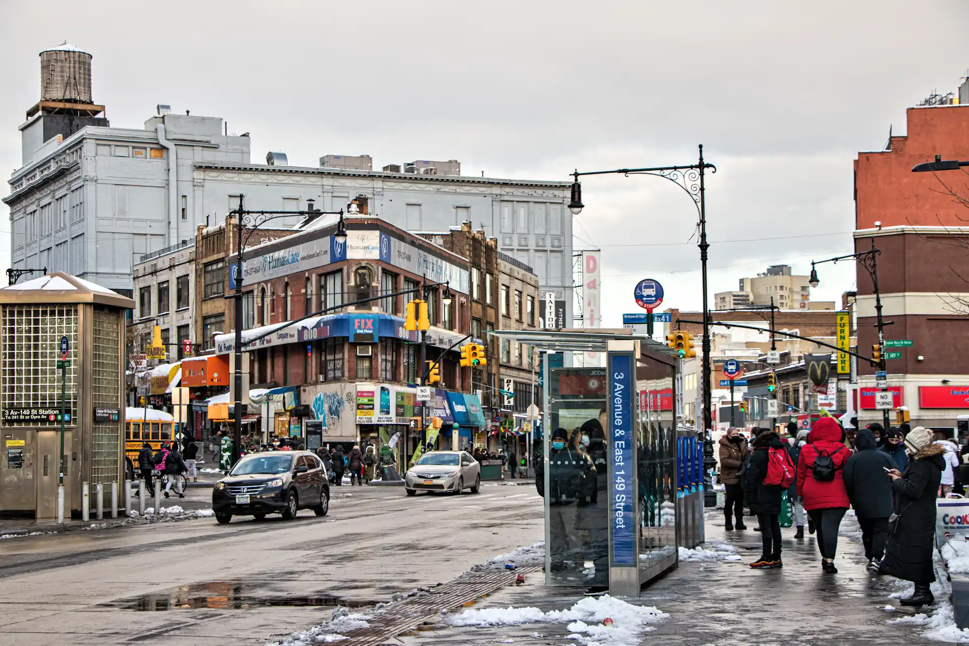 View of The Hub, New York