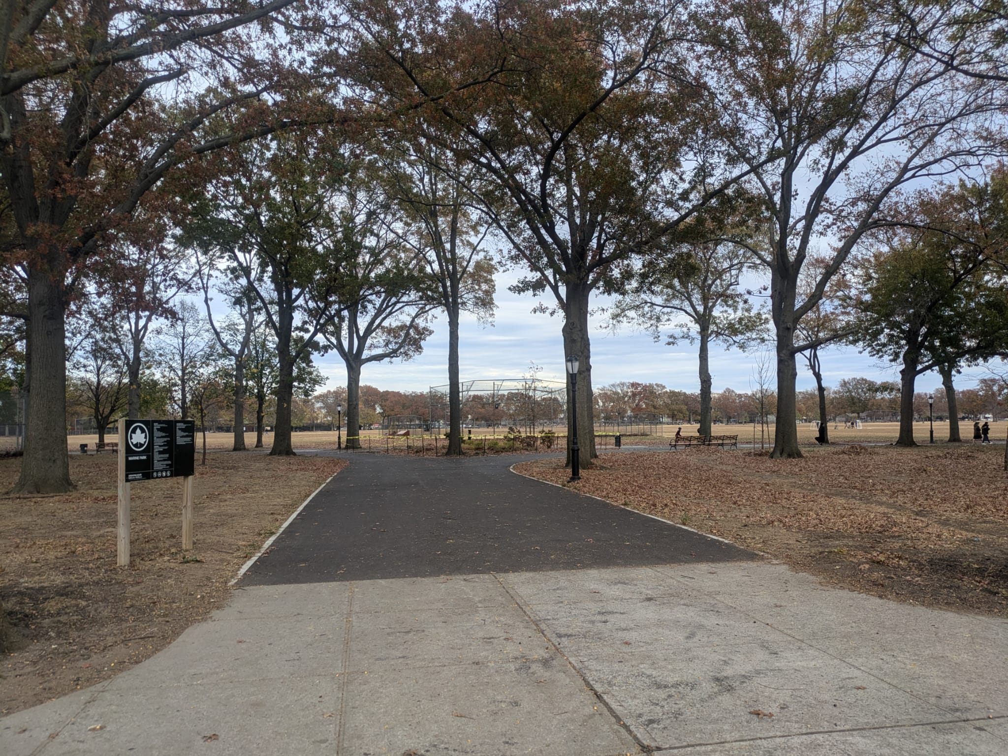 View of Marine Park, New York