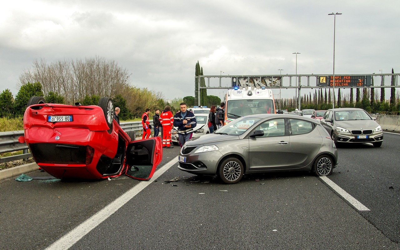 car accident on highway
