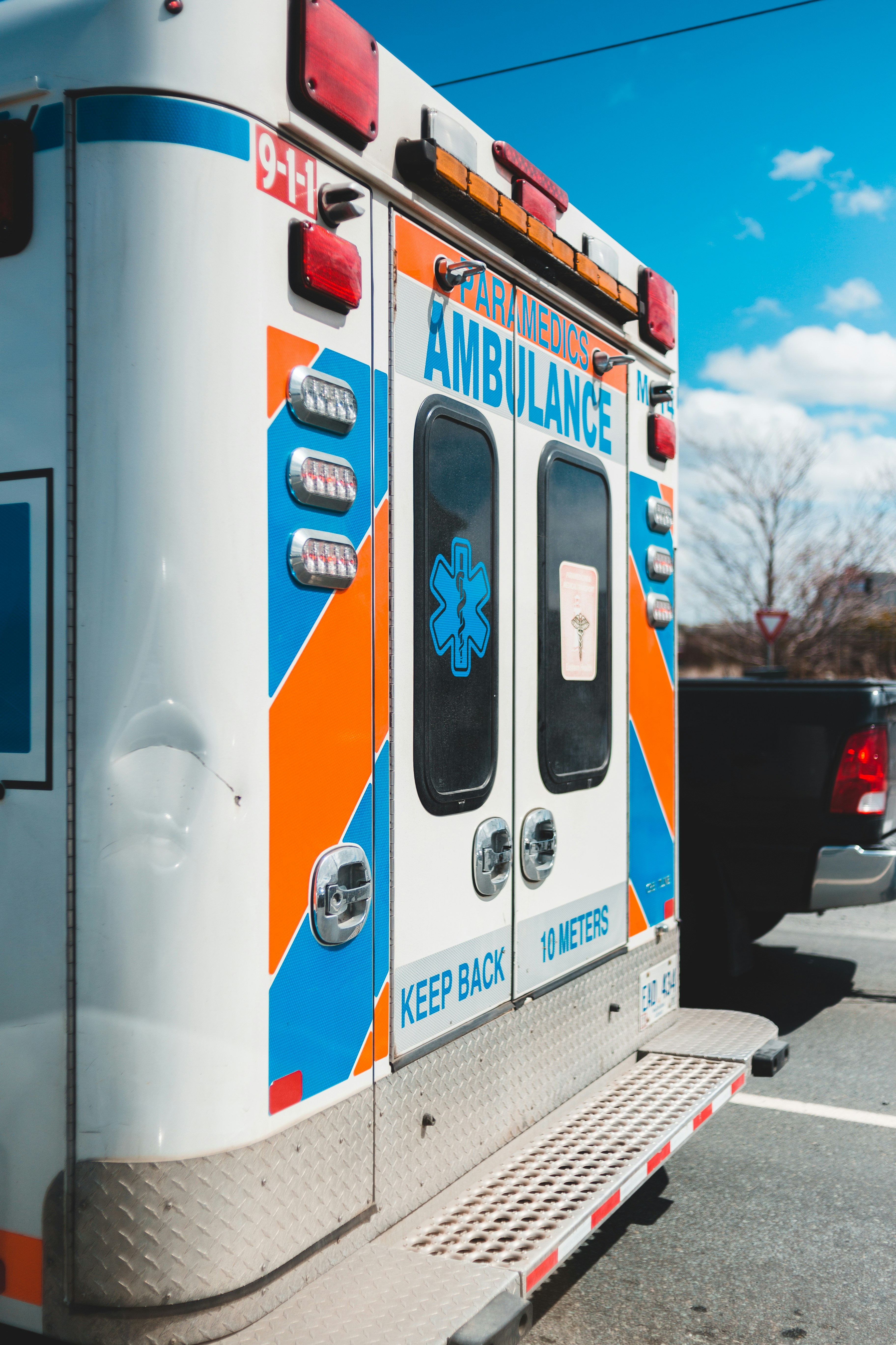 back of ambulance