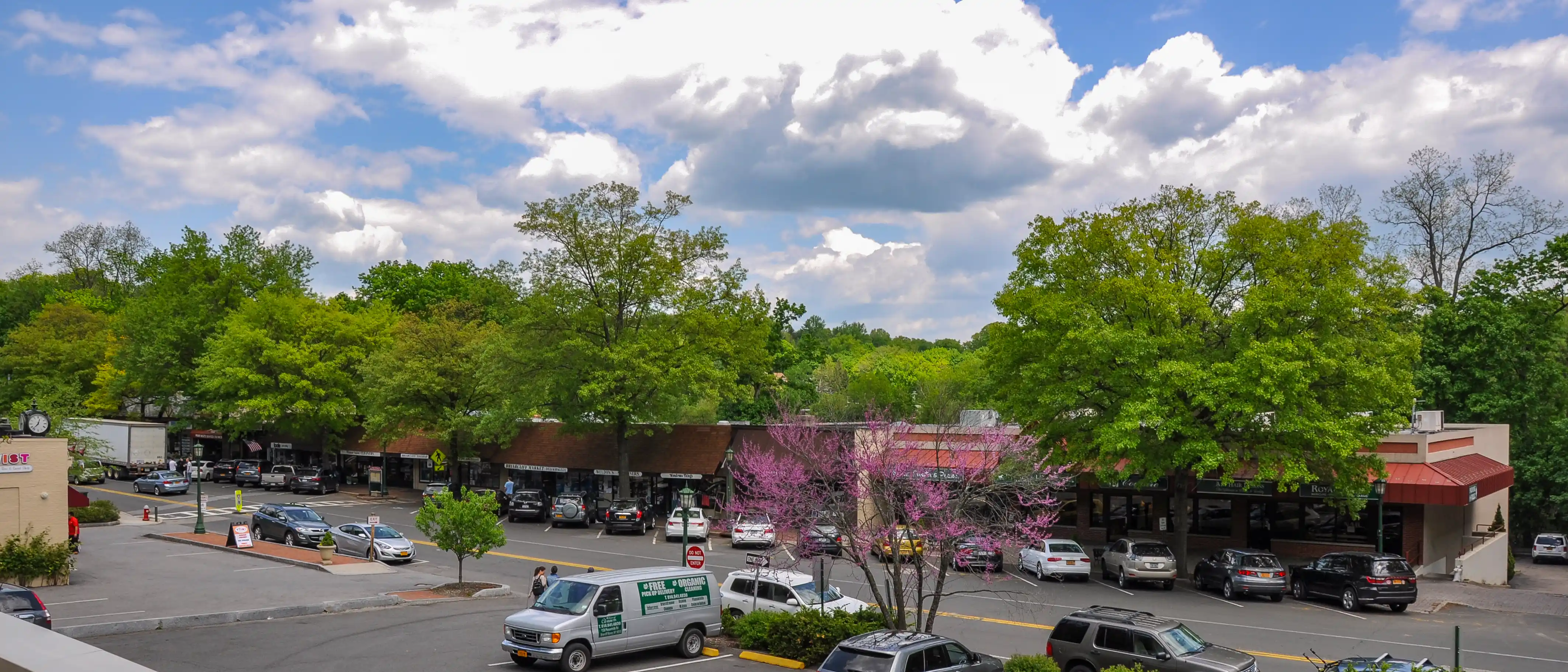 View of the Village of Briarcliff Manor, New York