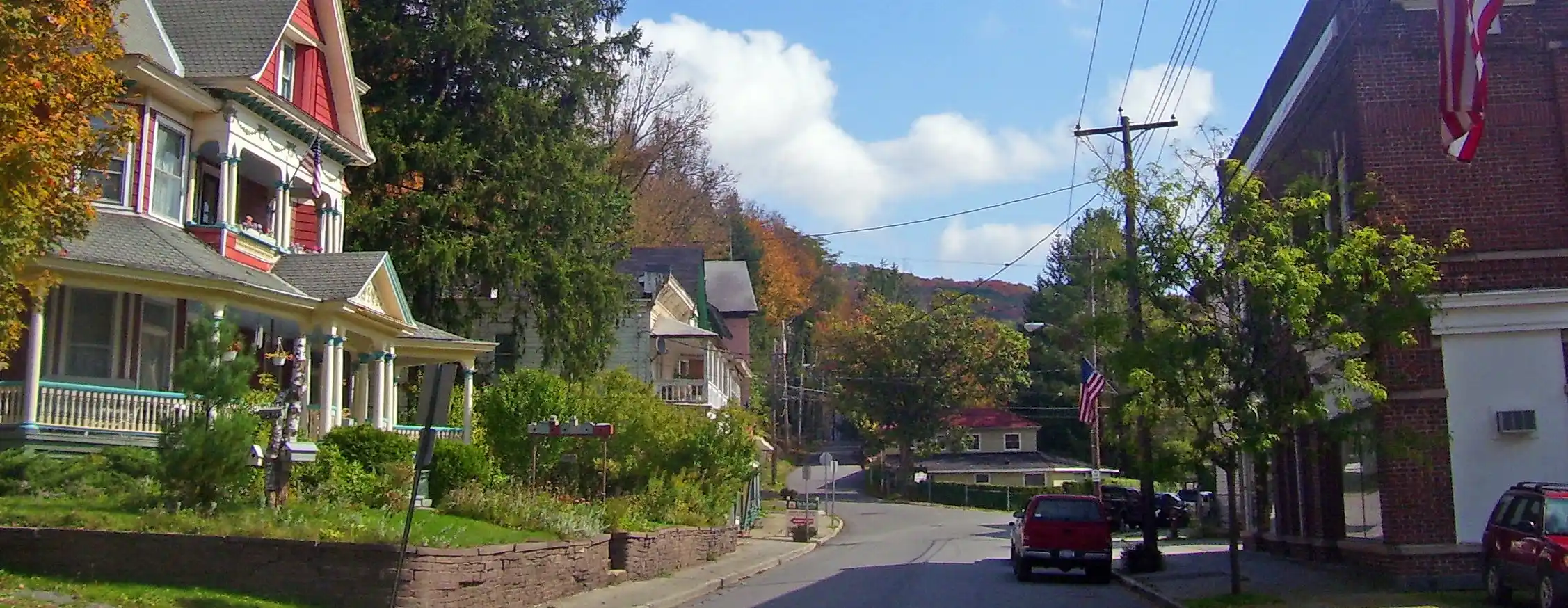 View of Fleischmanns, New York