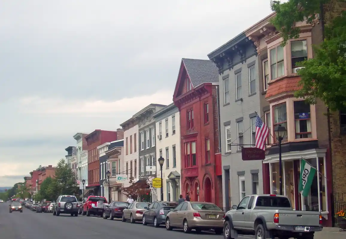 View of Hudson, New York