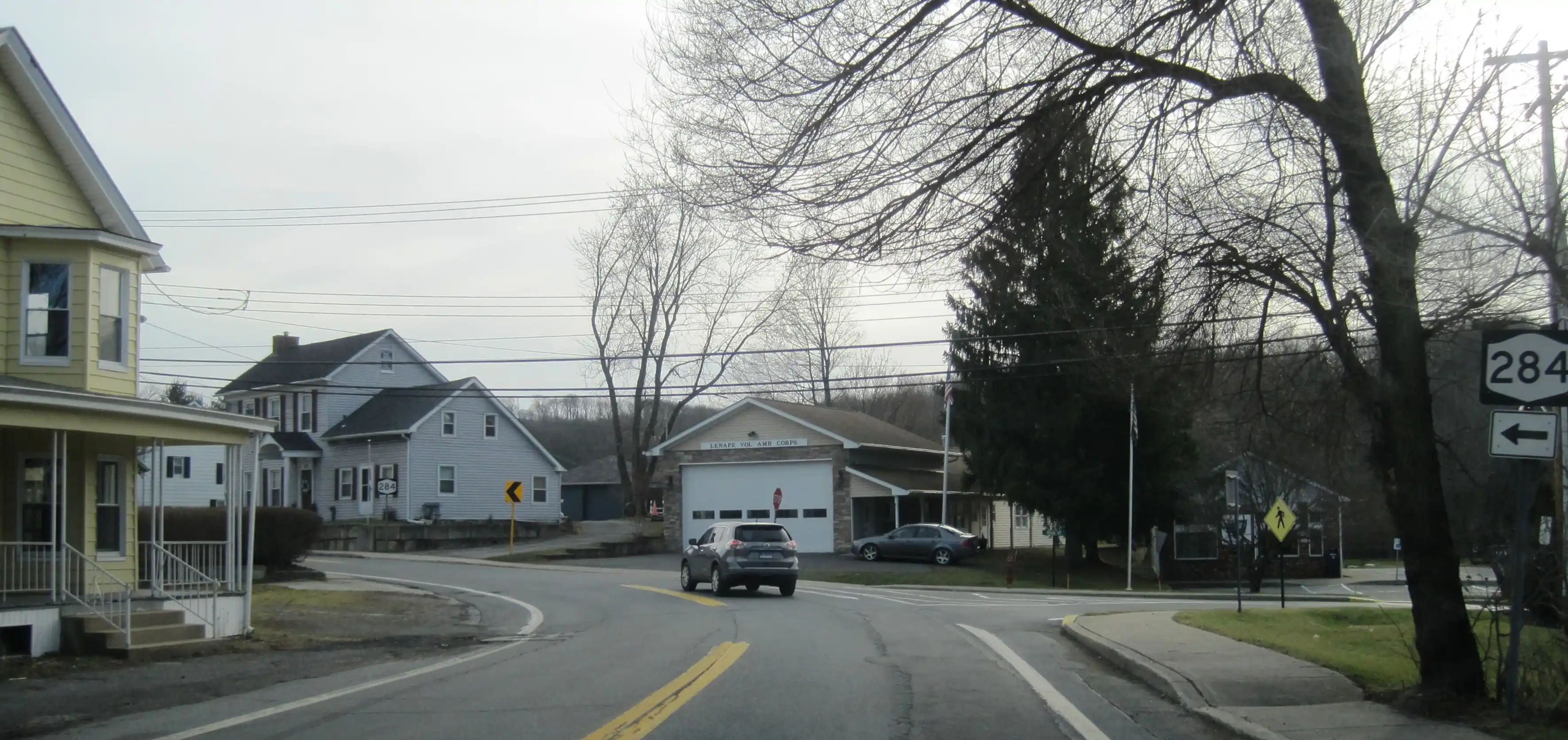 View of Unionville, NY, New York