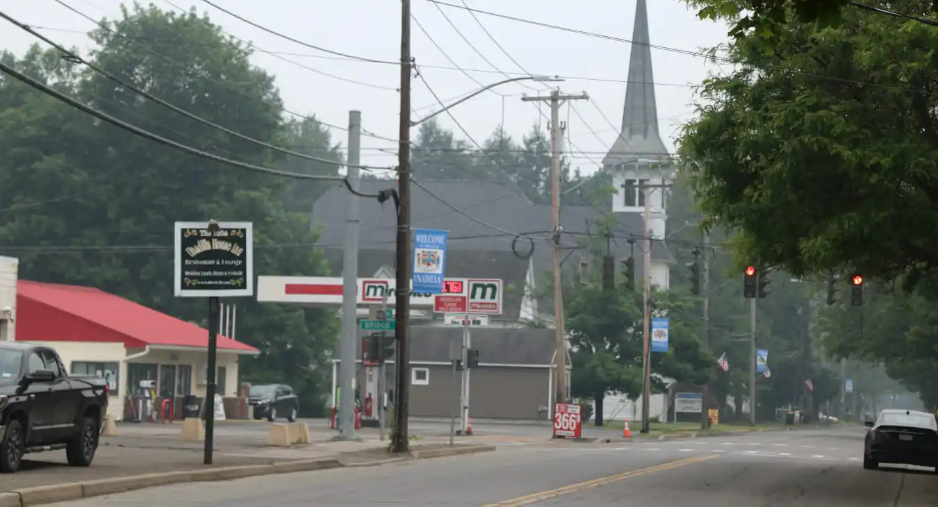 View of Unadilla, New York