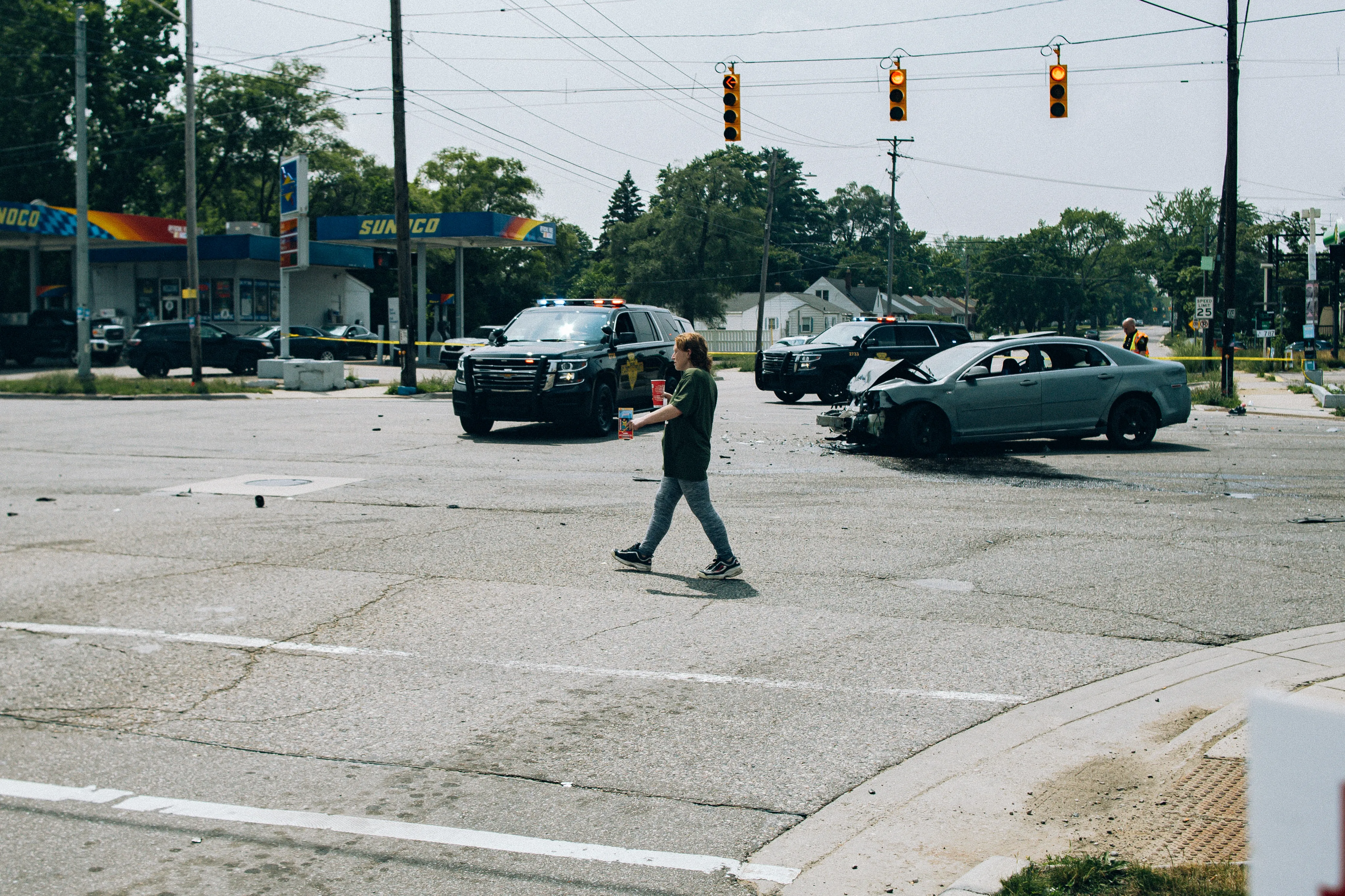 car accident at intersection
