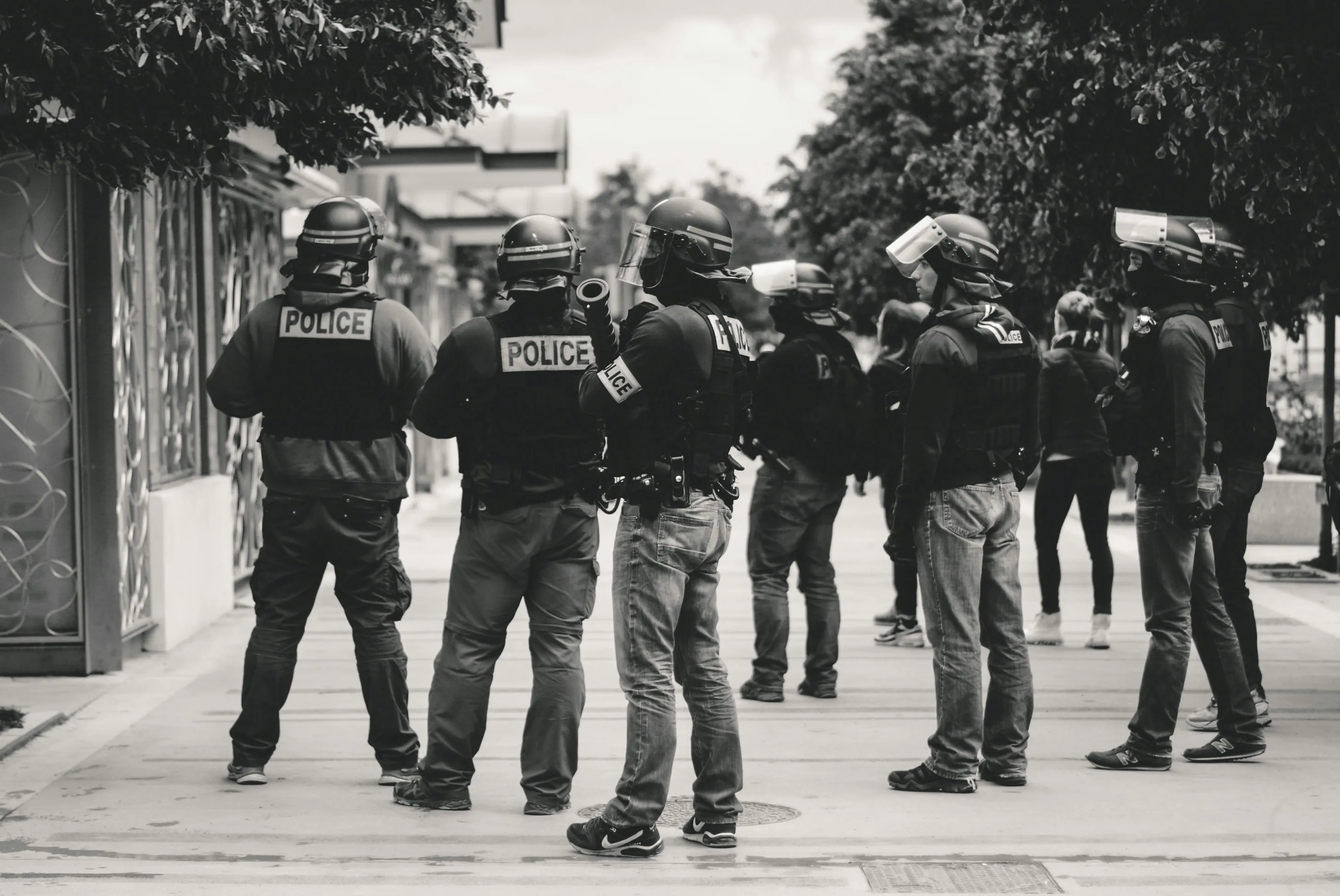 Group of cops