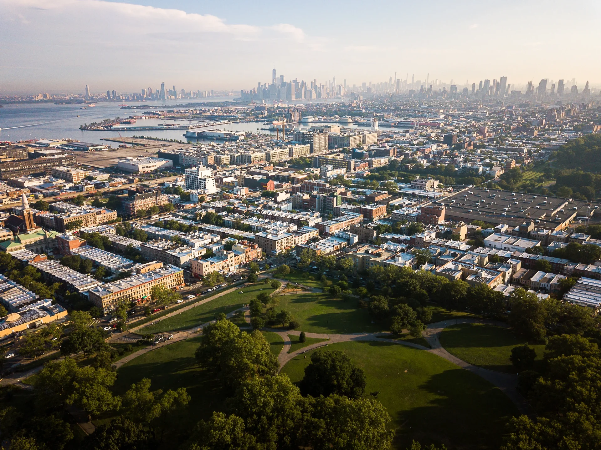 View of Red Hook, New York