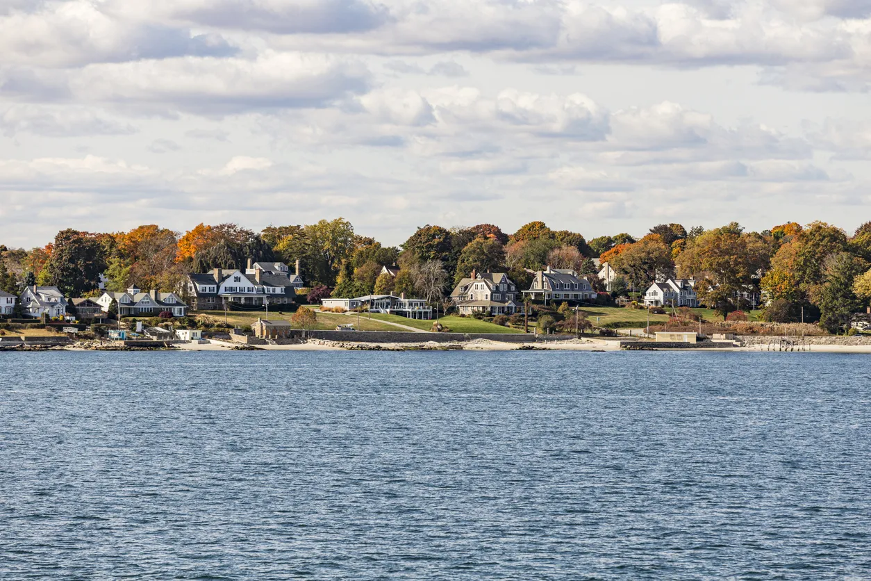 View of Shelter Island, New York
