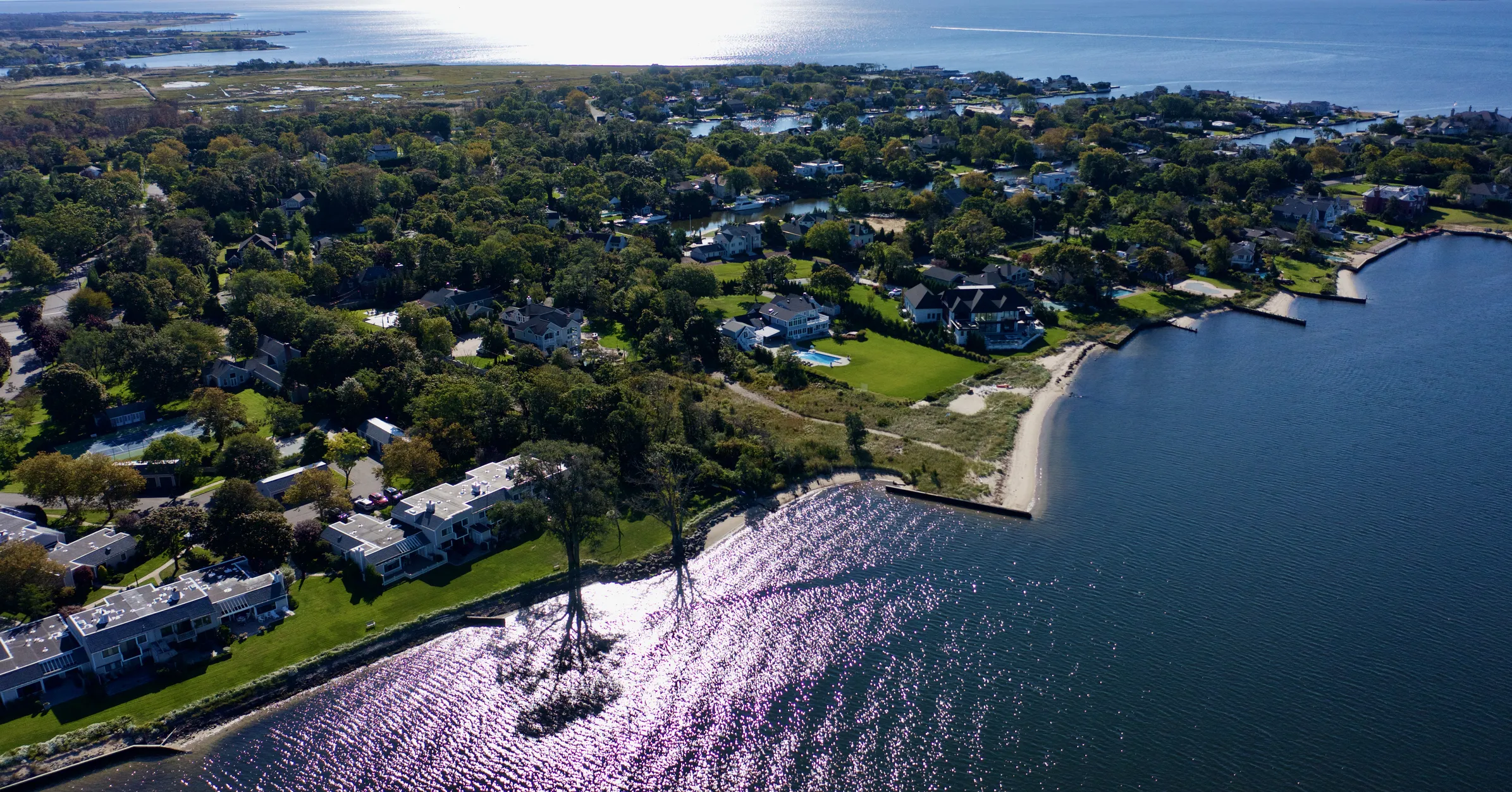 View of Bay Shore, New York