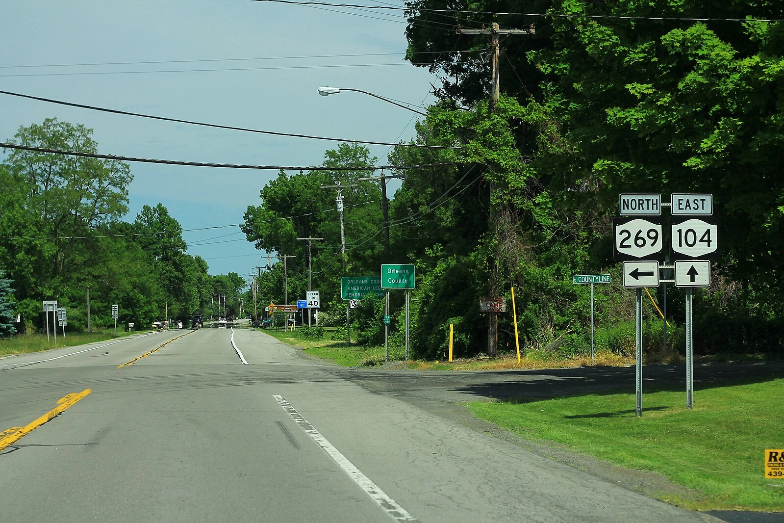 View of Shelby, New York